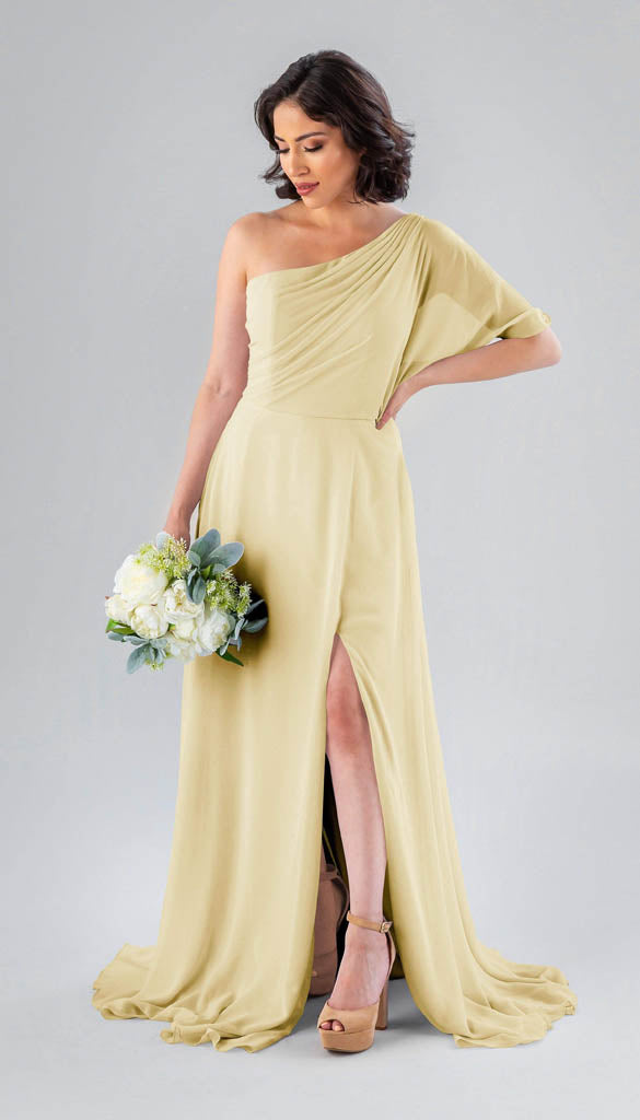 canary bridesmaid dresses