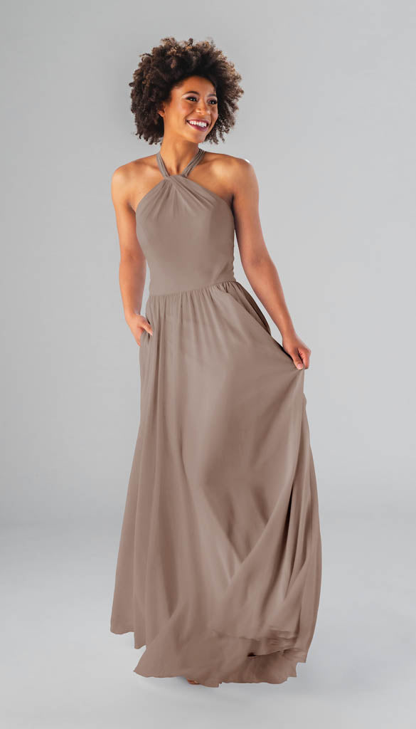 david s bridal halter bridesmaid dress