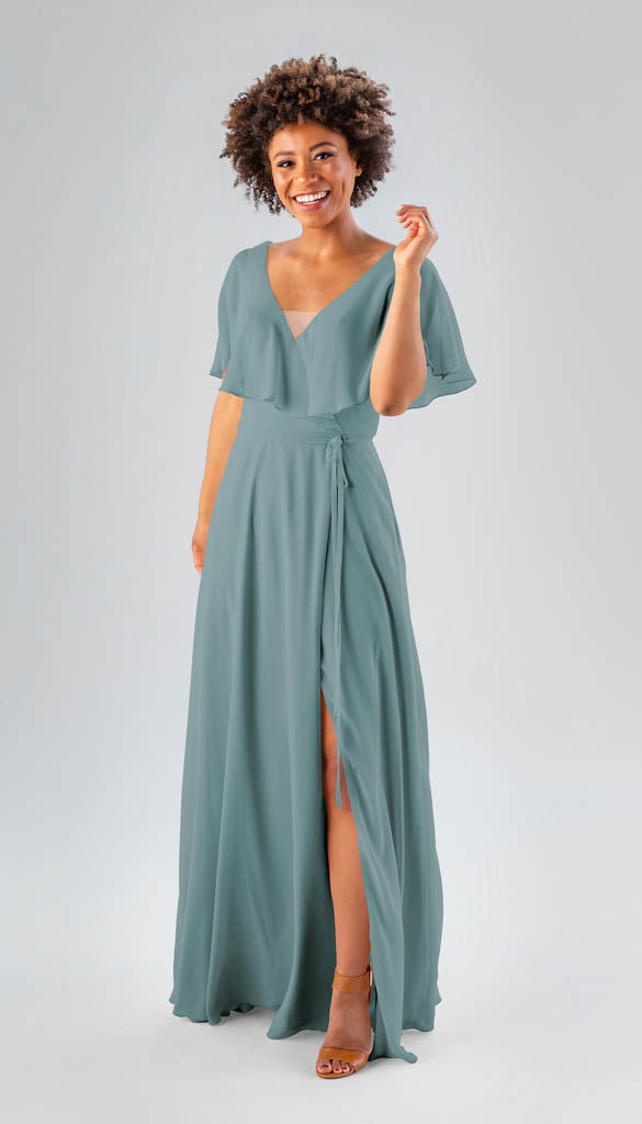 Sea green outlet bridesmaid dress