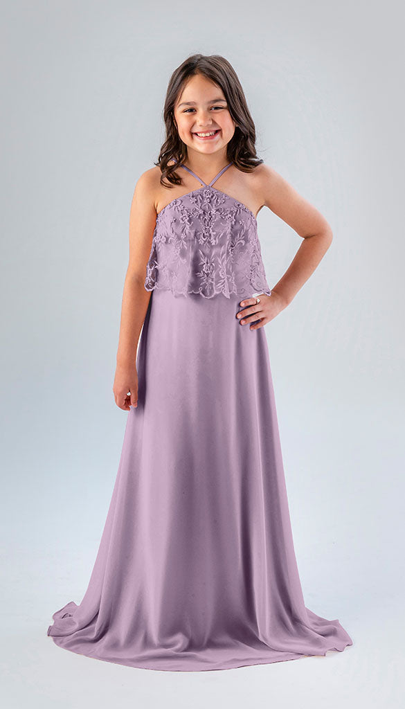 Purple Junior Bridesmaid Dresses