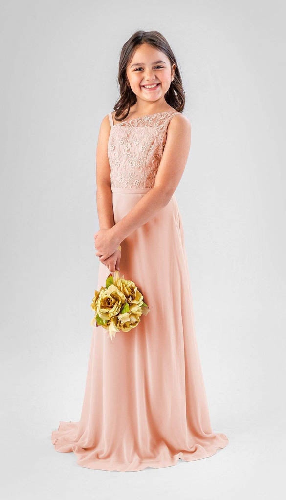 Peach Junior Bridesmaid Dresses