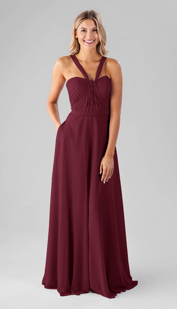 Bordeaux Bridesmaid Dress