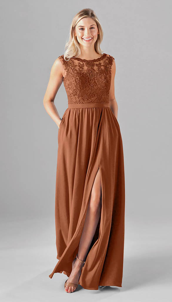 Burnt sienna hot sale bridesmaid dresses