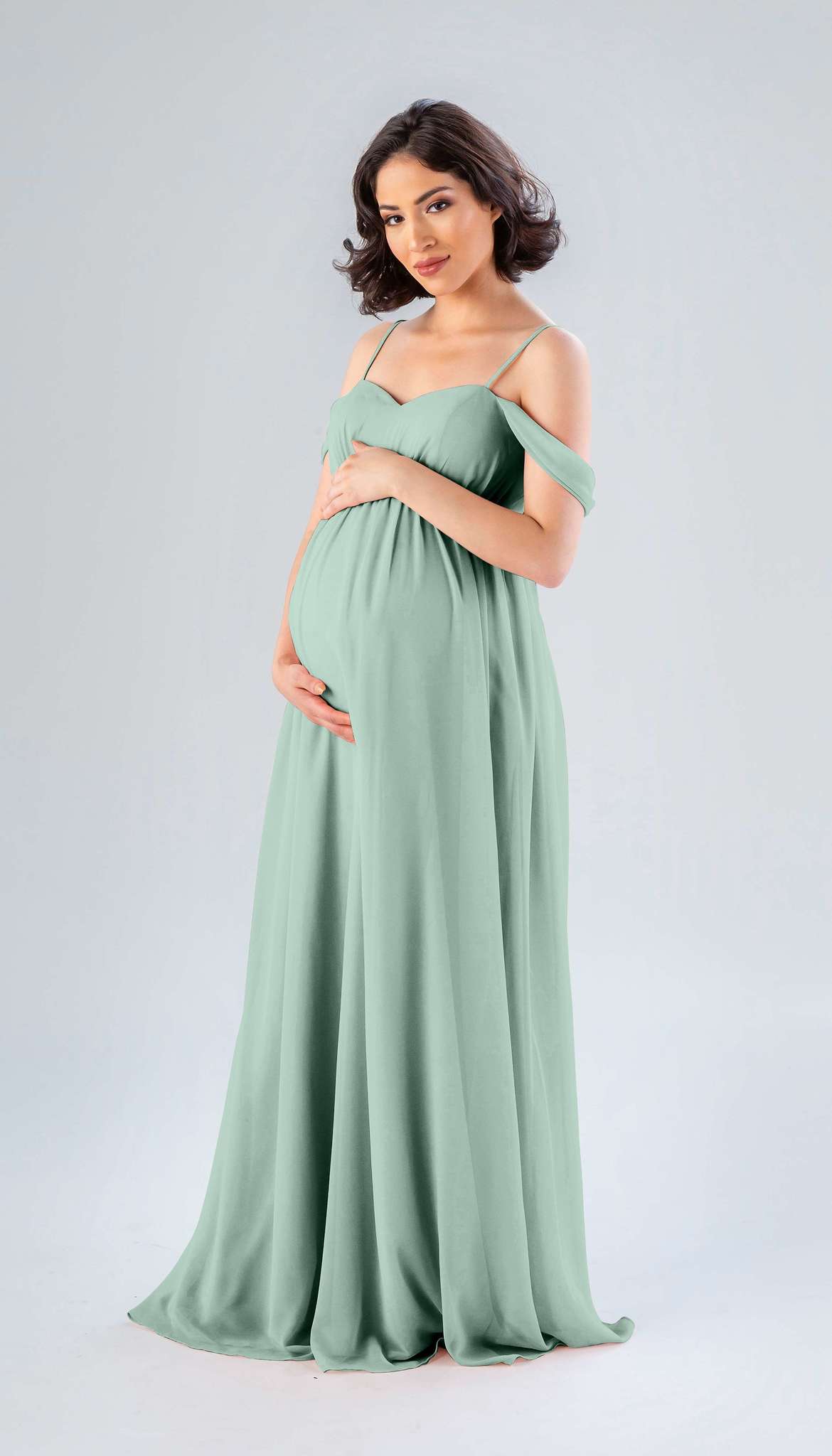 Kennedy Blue Jewel KM28104 Maternity Bridesmaid Dress Wedding Shoppe