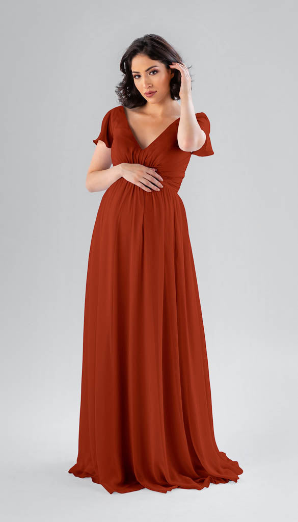 Maternity Bridesmaid Dresses Orange