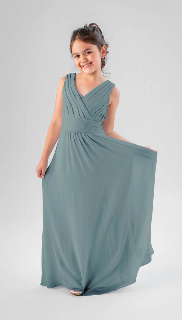 Emerald green junior bridesmaid on sale dress