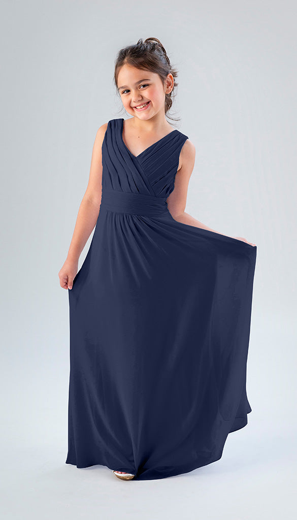 Jr bridesmaid dresses outlet navy blue