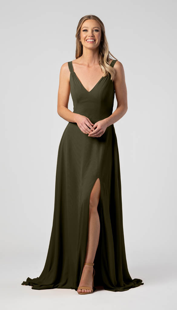 Custom Listing for Jessica: Megan Draper Airport Dress 2024 Bridesmaid Dress in Olive Green