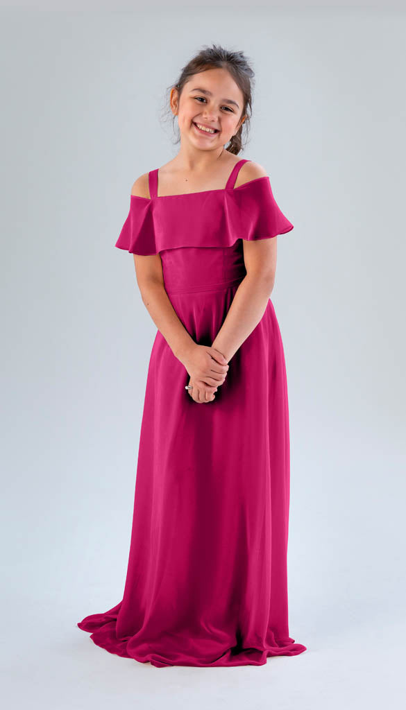 Cheap Junior Bridesmaid Dresses Fuschia