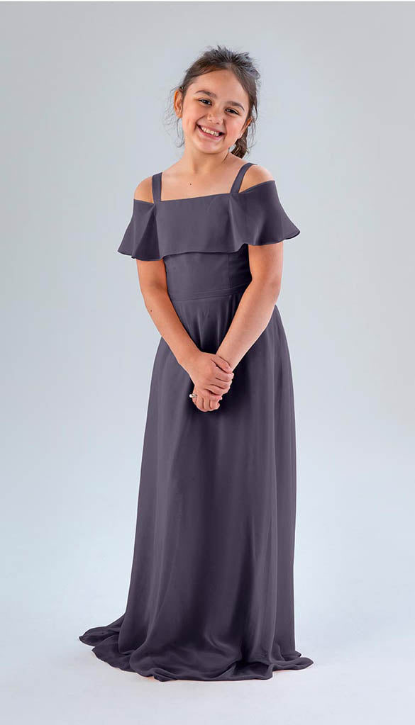 Plum Junior Bridesmaid Dresses