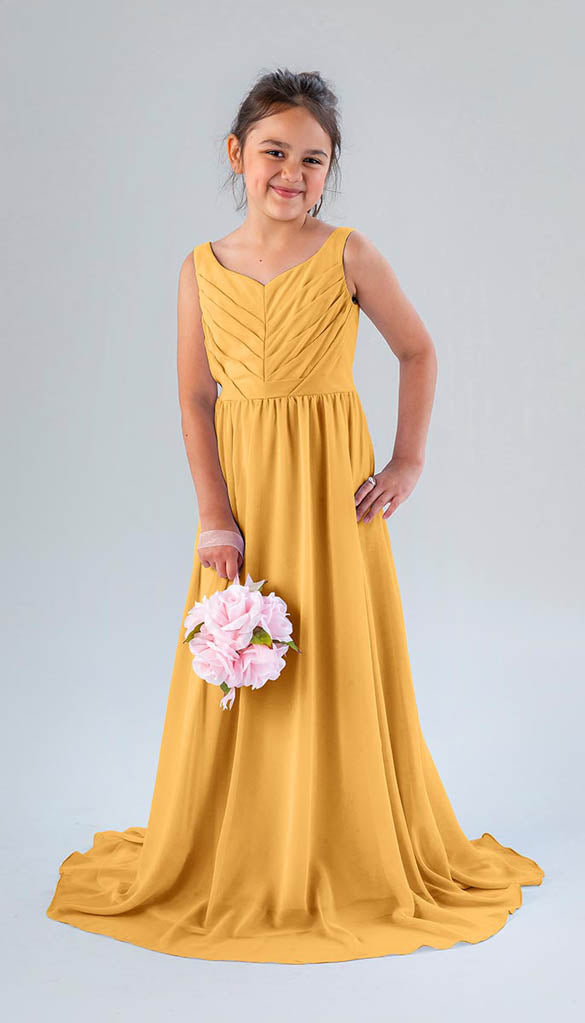 Yellow Junior Bridesmaid Dresses