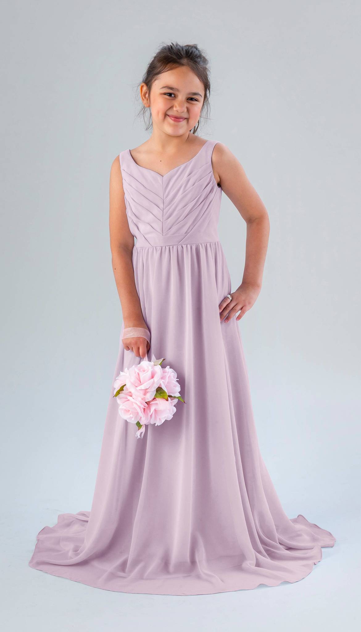 Hot Pink Junior Bridesmaid Dresses