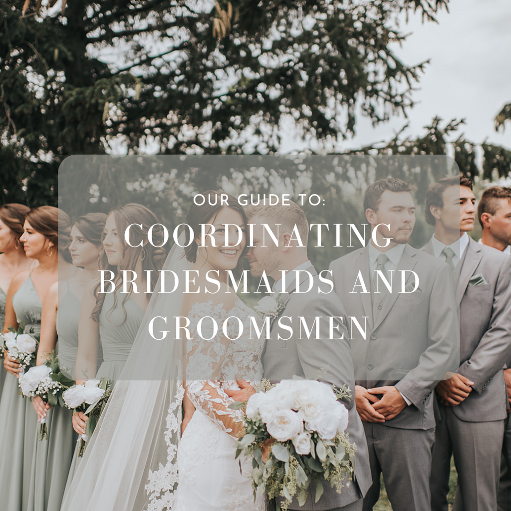 The Secret Guide to Coordinating Bridesmaids and Groomsmen – Wedding Shoppe
