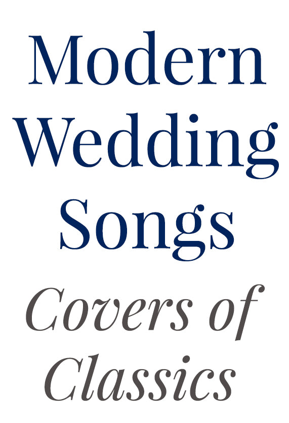 15 modern wedding songs for your big day! Click through to listen more!