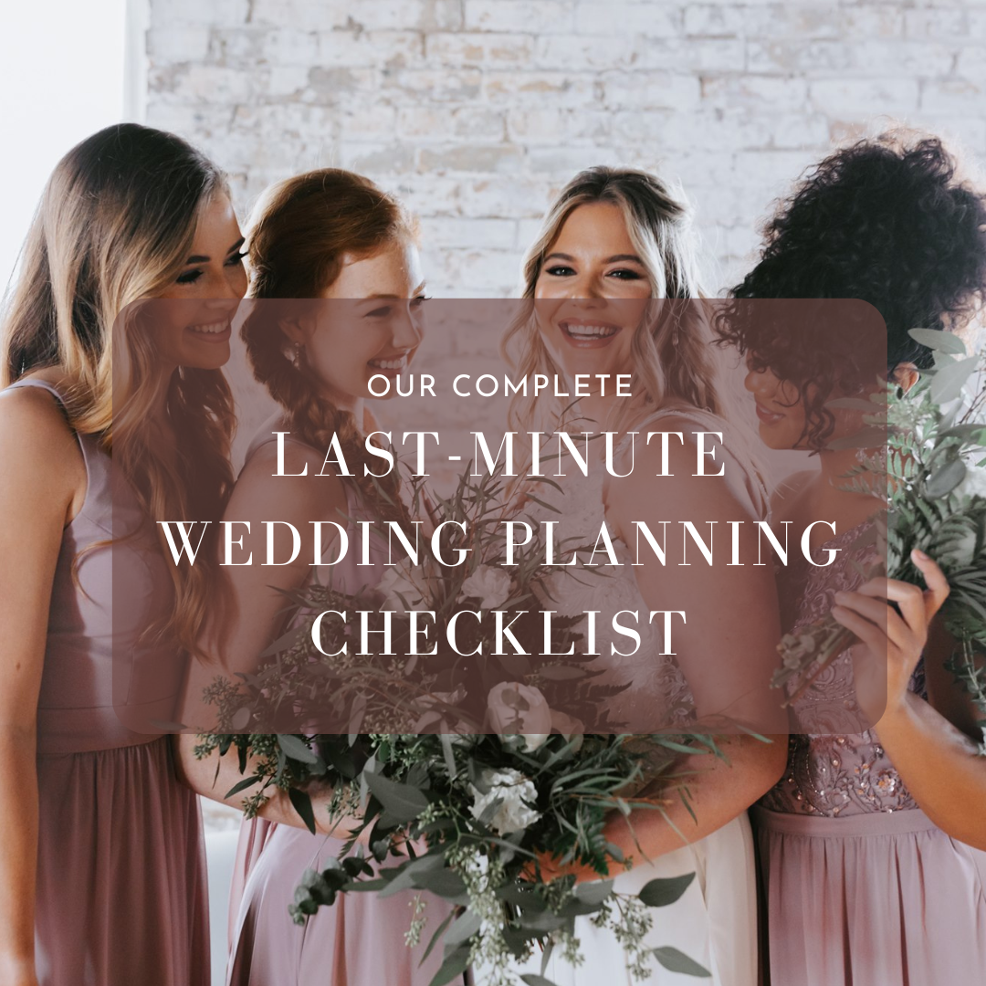 34 Last-Minute Wedding Planning Tips You Can't Forget – Wedding Shoppe