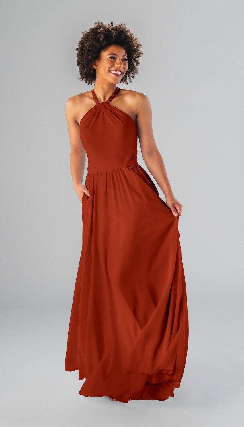 Shop Online Tafeta Silk Handwork Readymade Gown in Brown : 177762 - Gown