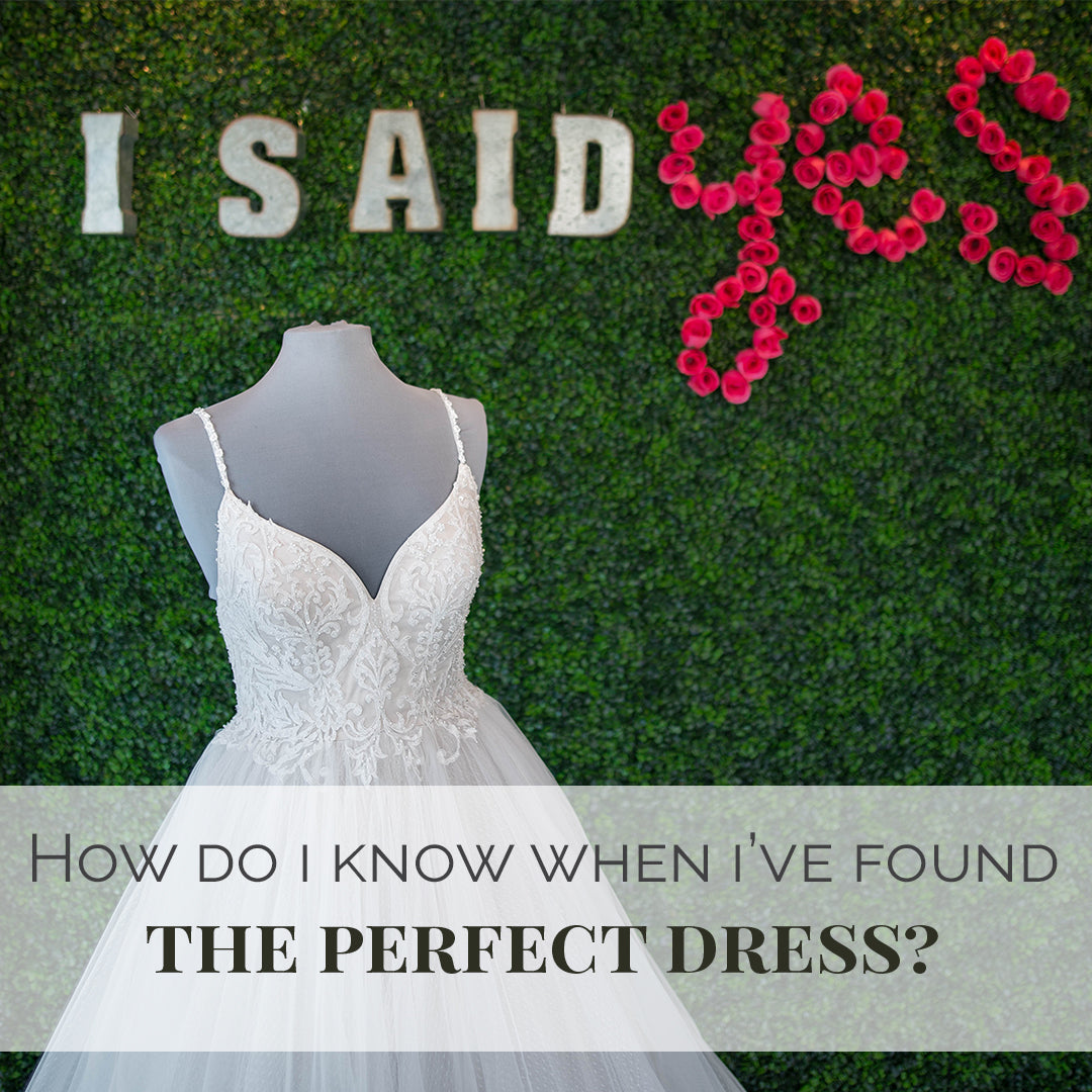 How Do I Know When I’ve Found the Perfect Wedding Dress – Wedding Shoppe