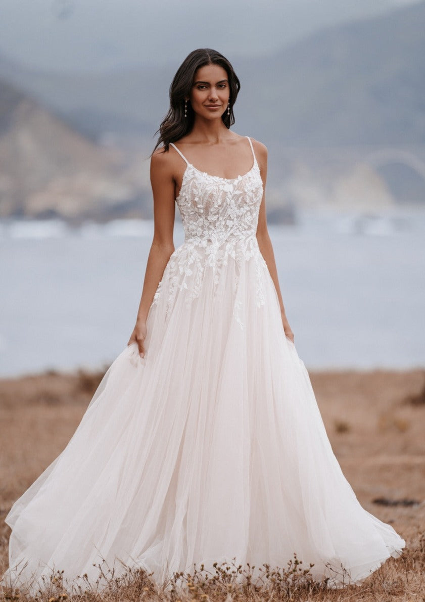 Allure champagne 2024 wedding dress