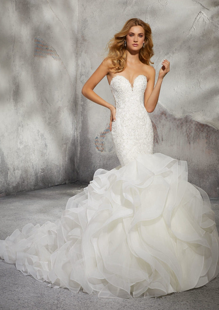 Mori lee mermaid wedding dress hotsell