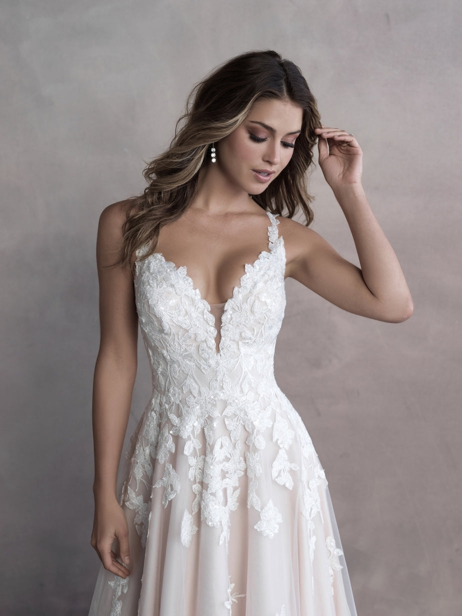Allure Bridals 9815 Jaw-Dropping Cutouts Wedding Dress