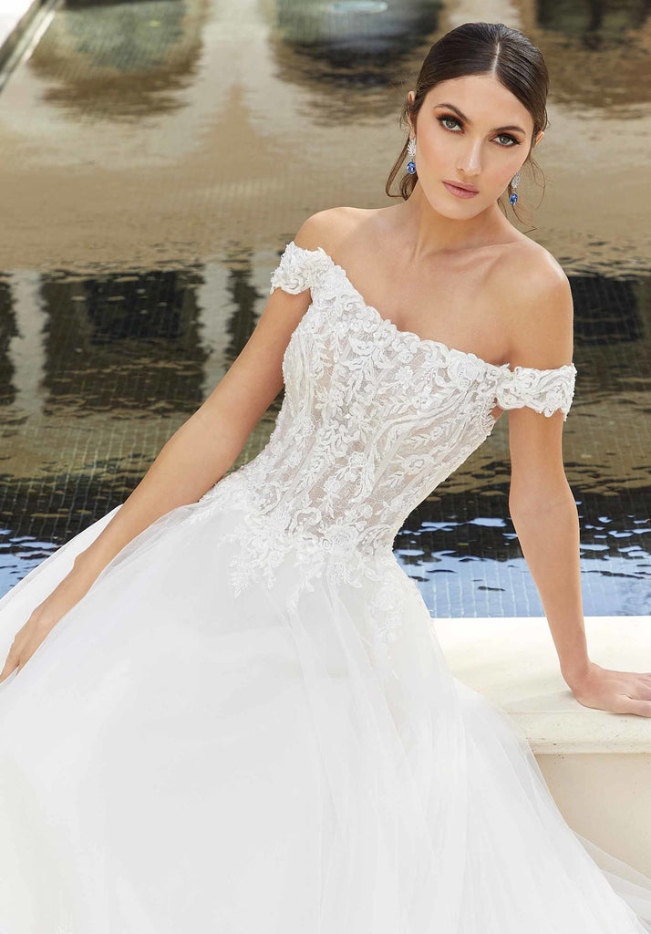 Blu by Morilee Floretta Wedding Dress  Tulle ball gown, Mori lee bridal,  Ball gown skirt