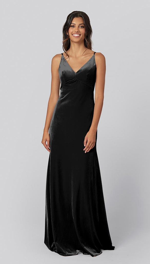 Kennedy Blue Erin Velvet Bridesmaid Dress | The Wedding Shoppe