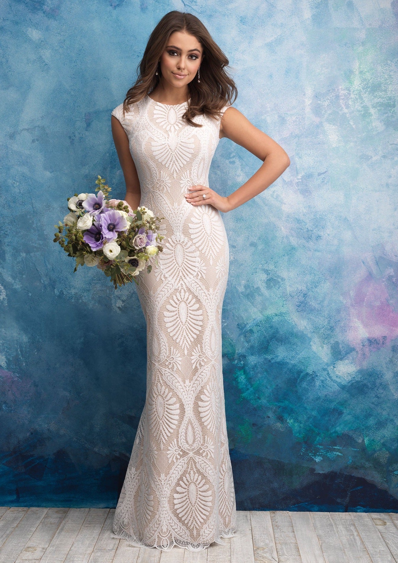 Allure M534 Modest Wedding Dress – A Closet Full of Dresses