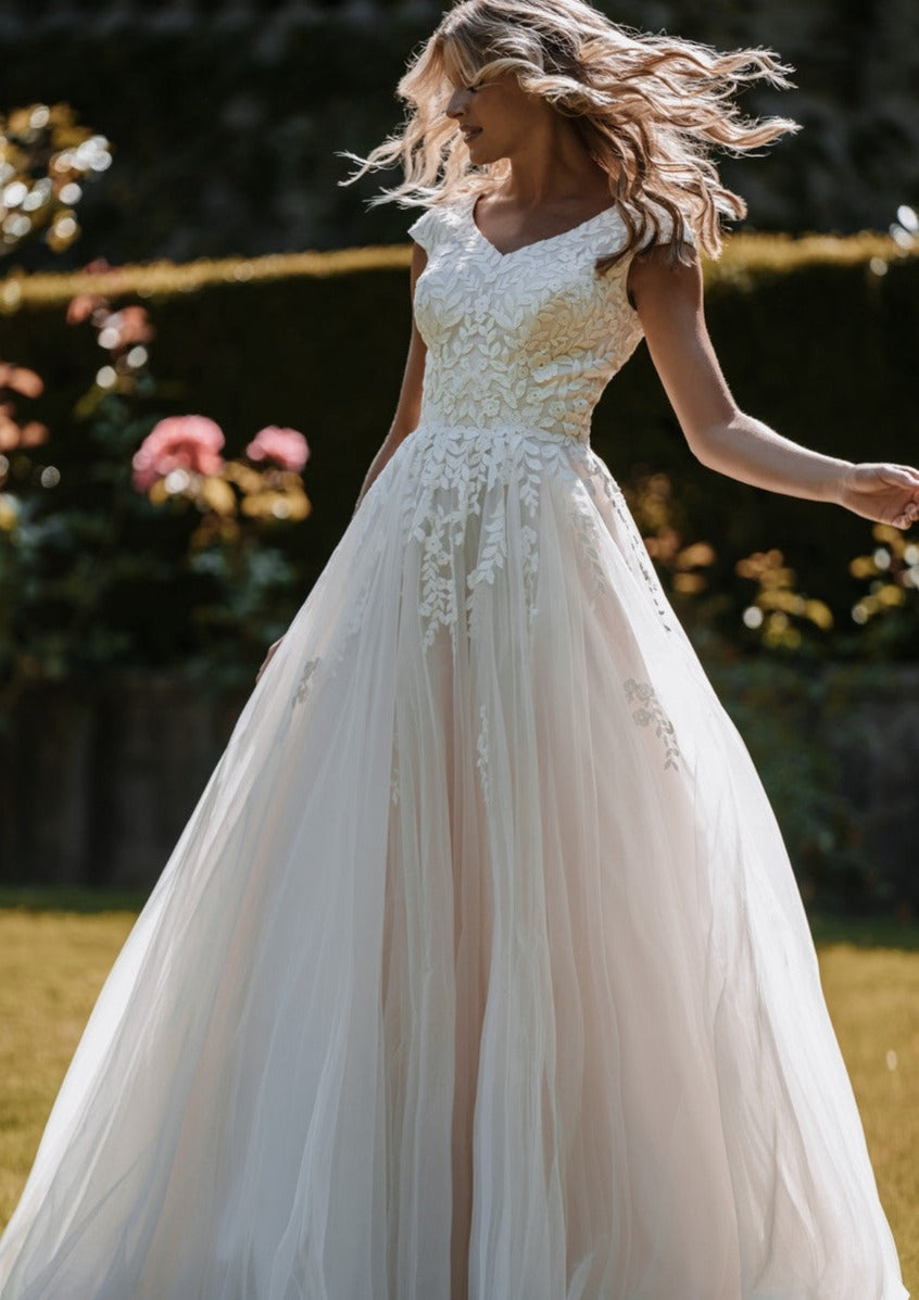 Allure Bridals M621 Modest Wedding Dress