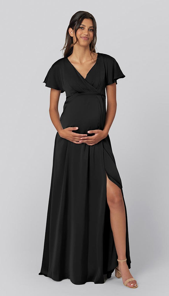 Grey Maternity Bridesmaid Dresses