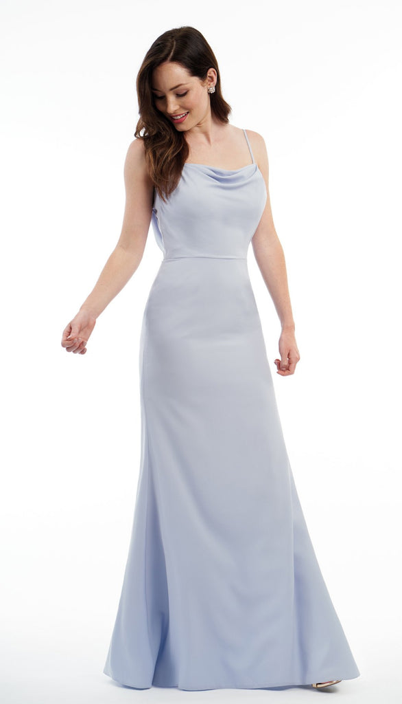 Crepe on sale bridesmaid dress