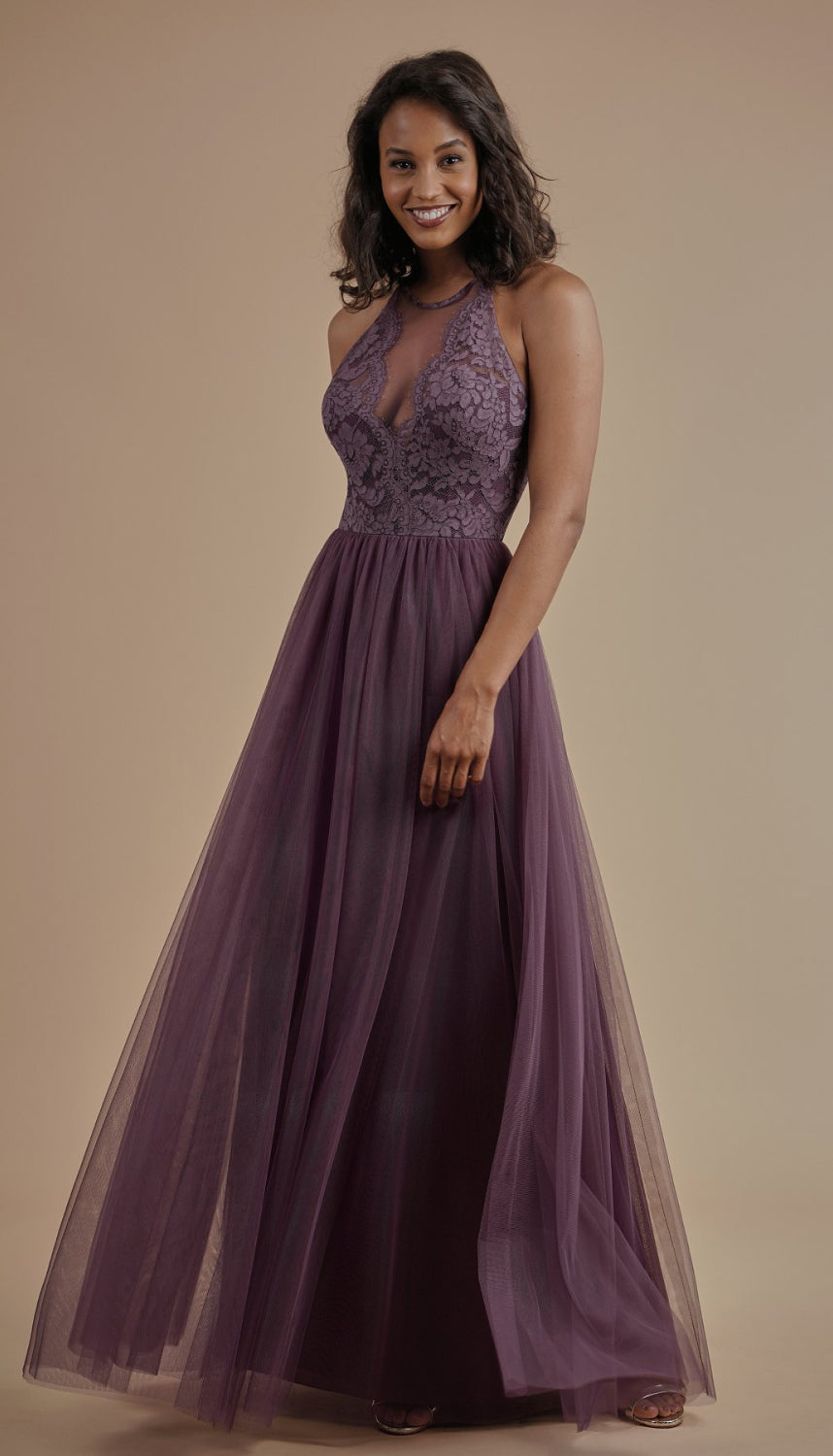 Belsoie Lace and Tulle L214010 Bridesmaid Dress Wedding Shoppe