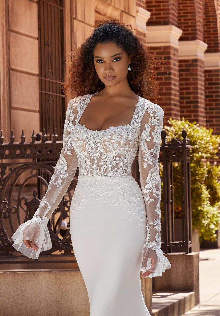 Enchanting Lace Blossom Gown - IRA'S BRIDAL STUDIO
